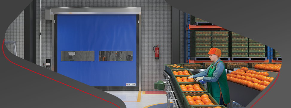 Foto post Como reduzir desperdícios na indústria de alimentos com o uso de Portas Rápidas Rayflex