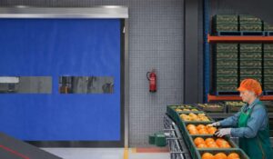 Escolha porta rápida setor alimentício