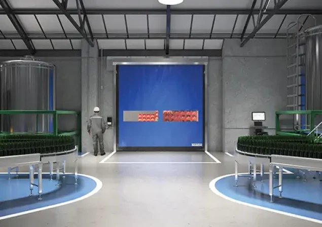 Foto do Segmento alimentos e Bebidas atendidos pela Rayflex