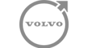Logo da Volvo cliente atendido pela Rayflex